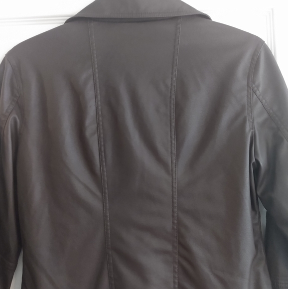Celebrity Pink - Brown Faux Leather Jacket - Picture 6 of 9